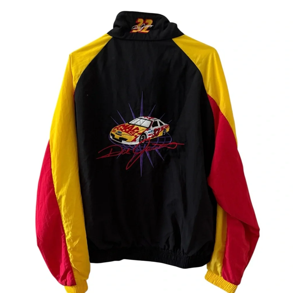 ⬇️ Vintage Swingster Men’s Dale Jarett NASCAR Windbreaker Jacket, Size XL.